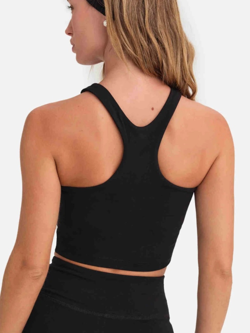 MATE the Label Black Organic Stretch Racer Tank - Picture 4 of 5